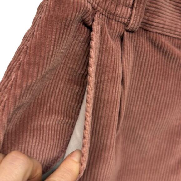 Women's L.L. Bean Mauve Pink‎ Corduroy Modest Teacher Skirt Size 12 - Picture 4 of 8